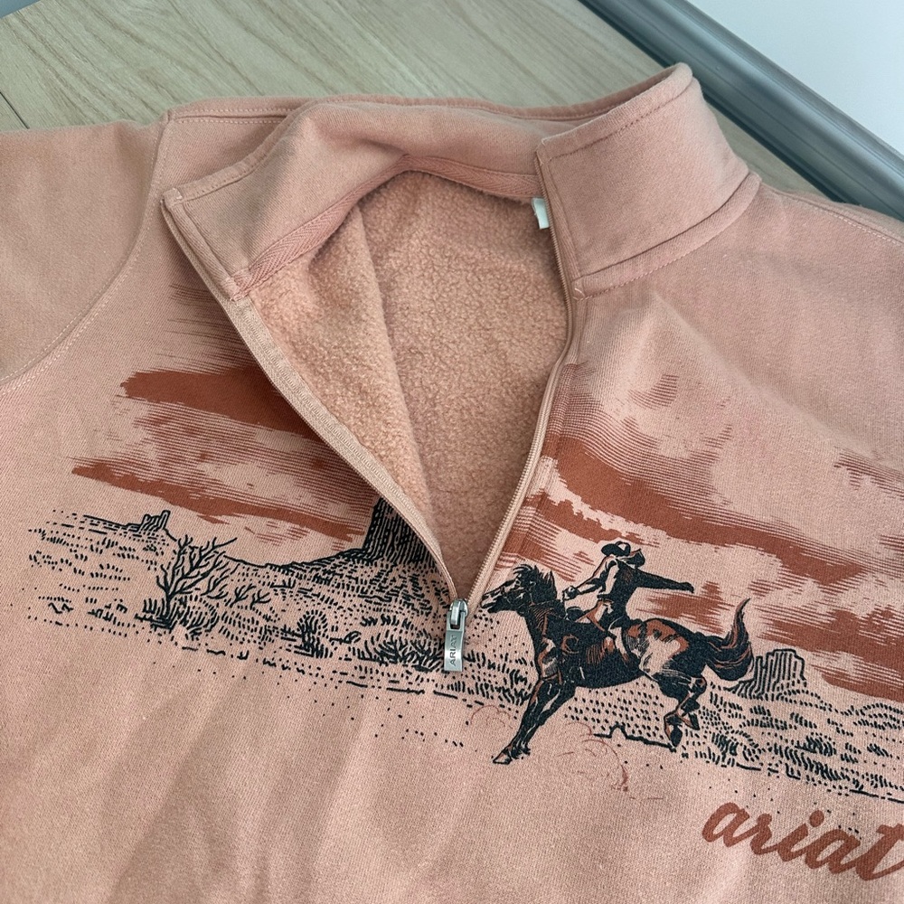 Ariat Coral Quarter-Zip Pullover - Picture 4 of 8
